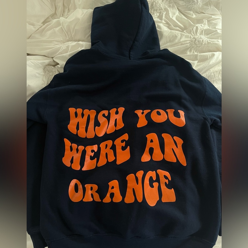 “Wish You Were An Orange” Syracuse Spirit Hoodie - Picture 1 of 2